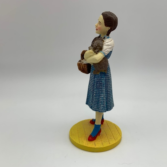 VTG Loew's Ren. Wizard of Oz Dorothy & Toto Yellow Brick Road Figurine - Picture 4 of 9
